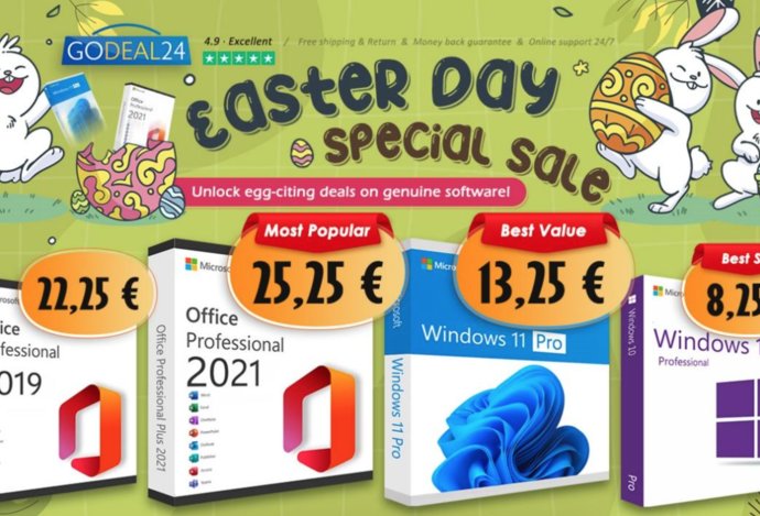 Photo Zvýšte svoju produktivitu doživotným balíkom Microsoft Office 2021 a Windows 11 už od 10 € vo veľkonočnom výpredaji Godeal24